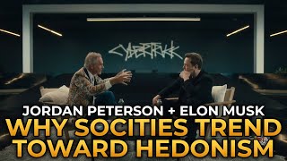 Jordan Peterson and Elon Musk  Why Societies Trend Toward Hedonism Over Time [upl. by Drain]