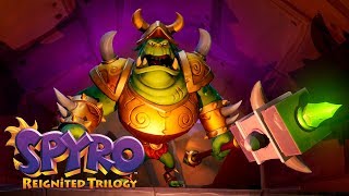 Spyro Reignited Trilogy  First Ingame Look at Gnasty Gnorc [upl. by Ynaffad]