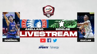 NCAA Season 98  Arellano vs Benilde Men’s Basketball Round 2  LIVESTREAM [upl. by Jovi]