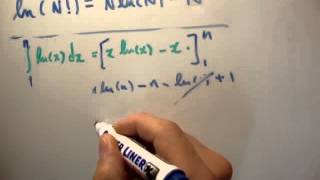 Thermodynamics 11  Stirlings Approximation Derivation [upl. by Michaeline]