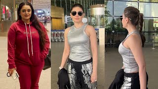 Shefali Jariwala Bebika Dhurve Spotted At Airport  Bollywood Mastiz [upl. by Muriah]