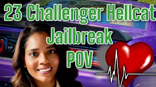 2023 Dodge Challenger Hellcat Jailbreak POV automobile viralvideos [upl. by Onairotciv]