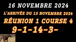 PMU QUINTÉ SAMEDI 16 NOVEMBRE 2024 À AUTEUIL RÉUNION 1 COURSE 6 DU JOUR [upl. by Carnahan]