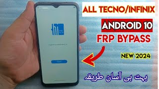 All Tecno Android 10 frp bypass  Infinix Android 10 Google Account remove  Android 10 frp unlock [upl. by Oriane476]