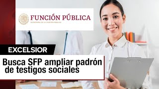 Convocatoria para ampliar el padrón de Testigos Sociales y combatir la corrupción [upl. by Lantz916]