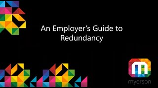 An Employer’s Guide to Redundancies  QampA Webinar hosted by Charlotte Gilbert of Myerson Solicitors [upl. by End962]