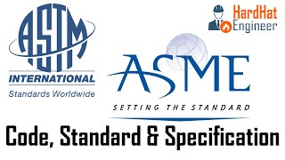 What is the difference between Code Standard amp Specification [upl. by Adleremse]