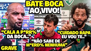 PEGOU FOGO A DISCUSSÃ0 FEIA DE DINIZ E MARCELO COM JORNALISTAS E FELIPE MELO FICA TRANSTORNADO COM [upl. by Ahtan]