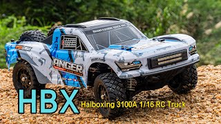 Haiboxing HBX 3100A 116 Scale Brushless Rear Straight Axle RC Truck [upl. by Kirad735]