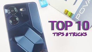 Top 10 Tips And Tricks Tecno Pova 5 Pro 5G You Need To Know [upl. by Yecram]