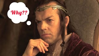 Why wasn’t Elrond part of the fellowship  The Lord of the Rings [upl. by Ratcliff831]