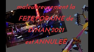 fete foraine dinan 2021 [upl. by Thanos]