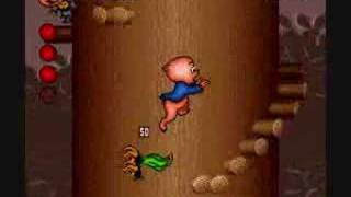 Porky Pigs Haunted Holiday SNES Gameplay Part 1 [upl. by Fidela]