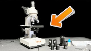 VEVOR Trinocular Compound Microscope  User Review [upl. by Omsare]