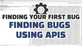 Finding Your First Bug Finding Bugs Using APIs [upl. by Myrtia]