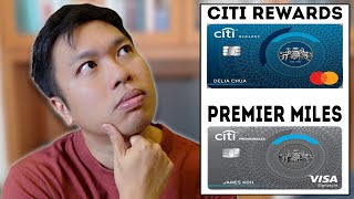 Citi PremierMiles VS Citi Rewards  Which is the BEST [upl. by Anrev]