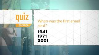 Quiz  When was the first email sent [upl. by Aroda]