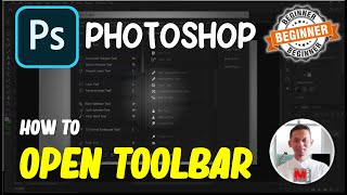 Photoshop How To Open Toolbar [upl. by Yelehsa]