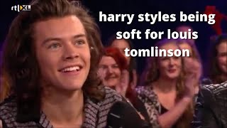 harry styles being soft for louis tomlinson for 5 minutes gay [upl. by Iolanthe310]