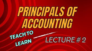 Accounting Basics Accounting Lectures No 2 accounting bba bcom mba [upl. by Braynard]