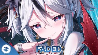 Nightcore  Faded Lyrics [upl. by Leinoto]