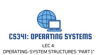 CS341 Operating Systems  LEC4  OperatingSystem Structures Part 1 [upl. by Teik]