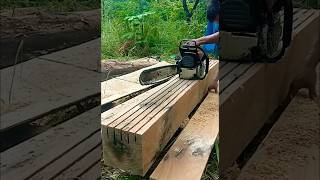 Stihl Chainsaw board size cutting skill [upl. by Tisbee830]