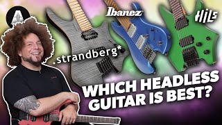 Headless Guitar Shootout  Rabea amp Pete Try Ibanez Strandberg amp HILS Guitars [upl. by Antonio199]