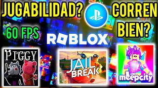 PROBANDO JUEGOS de ROBLOX en PLAYSTATION 4 y 5  FUNCIONAN ✅ [upl. by Mcbride]