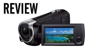 Sony Handycam HDRCX405 HD Video Camera Review [upl. by Yarrum]