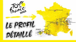 TOUR DE FRANCE 2023  Le profil détaillé de toutes les étapes [upl. by Enehs]