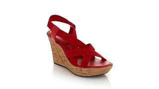 Italian Shoemakers quotPetuniaquot Wedge Platform Sandal [upl. by Enovaj912]