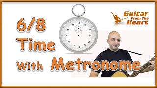 Strumming In 68 With A Metronome Practice [upl. by Allyce971]