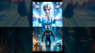 Elsa vs Venom Superman Disney Princess Rapunzel Moana Merida Vanellope [upl. by Secor]