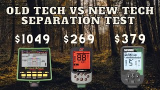 OLD TECH VS NEW TECH GARRETT GTI  NOKTA SCORE  MINELAB XTERRA SEPARATION TEST [upl. by Eniamart]