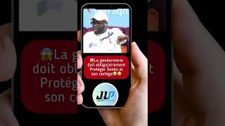 La gendarmerie doit obligatoirement protéger le cortège de sonko sénégal dakar ousmanesonko [upl. by Idissac]