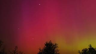 Northern Lights from Eugene Oregon at Fern Ridge May 1011 2024 [upl. by Eilra114]