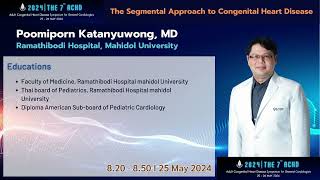 2024 05 25 02 The Segmental Approach to Congenital Heart Disease [upl. by Macguiness970]