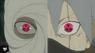 Kakashi and Obito awakens Mangekyo Sharingan [upl. by Nodearb]