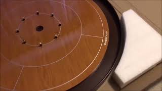 Unboxing a BrownCastle Crokinole Board Bundle [upl. by Atinob122]