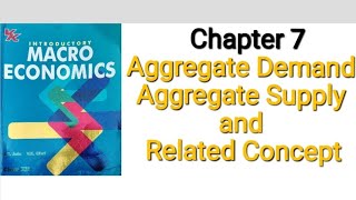 Class 12 Macro Economics Chapter 7 aggregate demand aggregate supply and related concept economics [upl. by Alaunnoif]