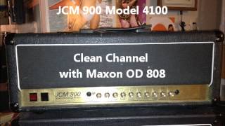 Marshall JCM 900  Maxon OD 808 Demo [upl. by Nepil]