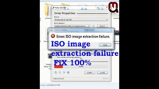 Fix Error ISO image extraction failure ISO Image Extraction FailureUltraISO  TECH BLOG [upl. by Heng941]