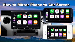 How to Mirror Phone to Car Screen [upl. by Heshum401]