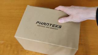 Phanteks Vertical GPU Bracket Unboxing [upl. by Jabe]