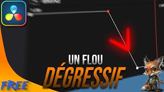 Apprendre un flou dégressif Debutant Davinci resolve [upl. by Aioj456]