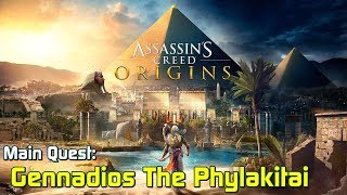 Assassins Creed Origins ★ Main Quest Gennadios The Phylakitai Walkthrough [upl. by Nina696]