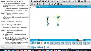 vlan interfaces and connecting end devices wiht intermediary devices part 1 [upl. by Suirtemed931]