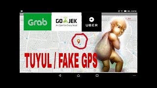 Cara Pasang FAKE GPS  TUYUL Gojek GRAB UBER agar tidak terdeteksi server gojek atau Grab [upl. by Selry]