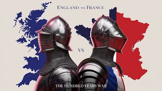 Mapping England vs France The EPIC Hundred Years War [upl. by Nyvek]